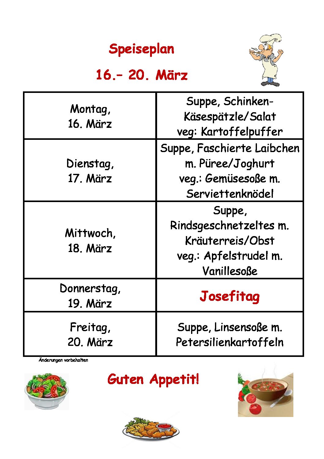 Speiseplan » Volksschule Graz-Murfeld