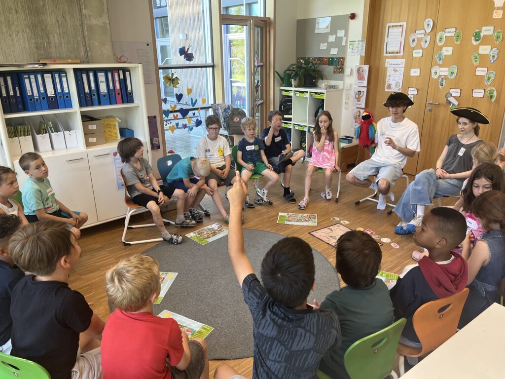 Die 2a auf der Insel der Kinderrechte.