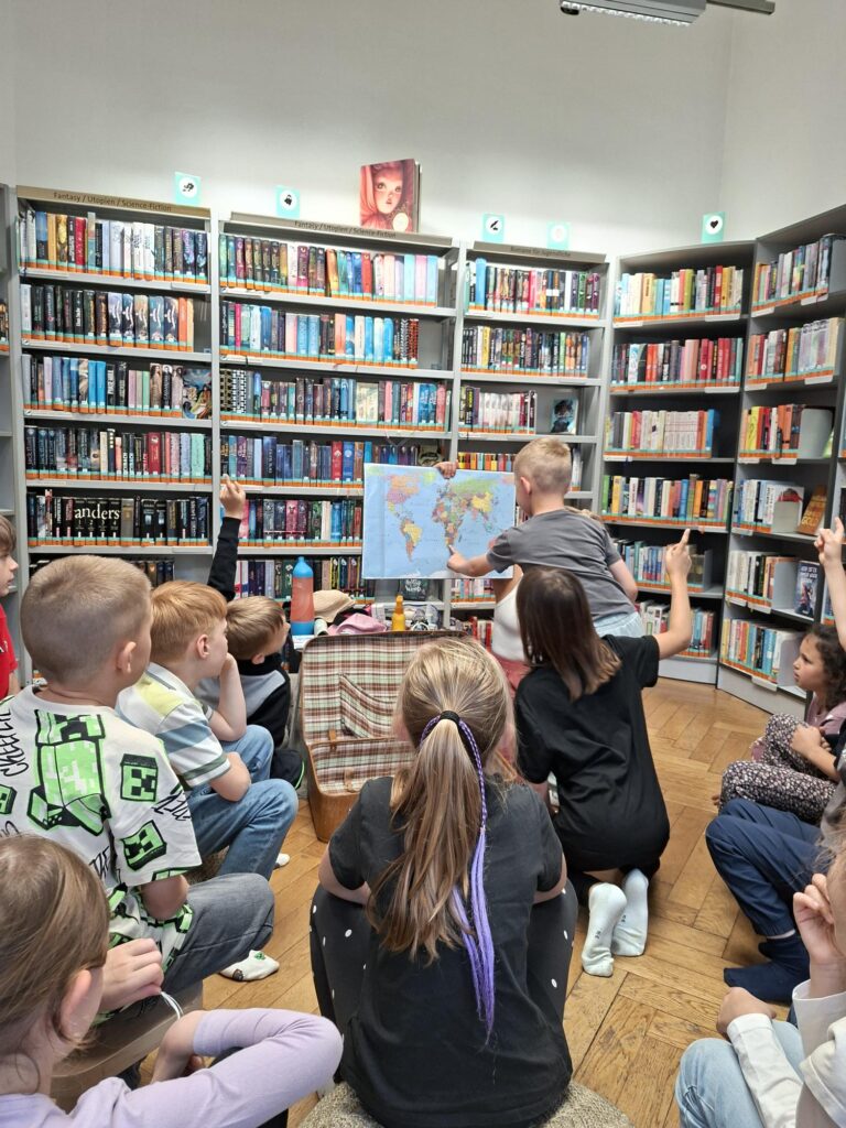 Workshop in der Stadtbibliothek Zanklhof - 1.c Klasse